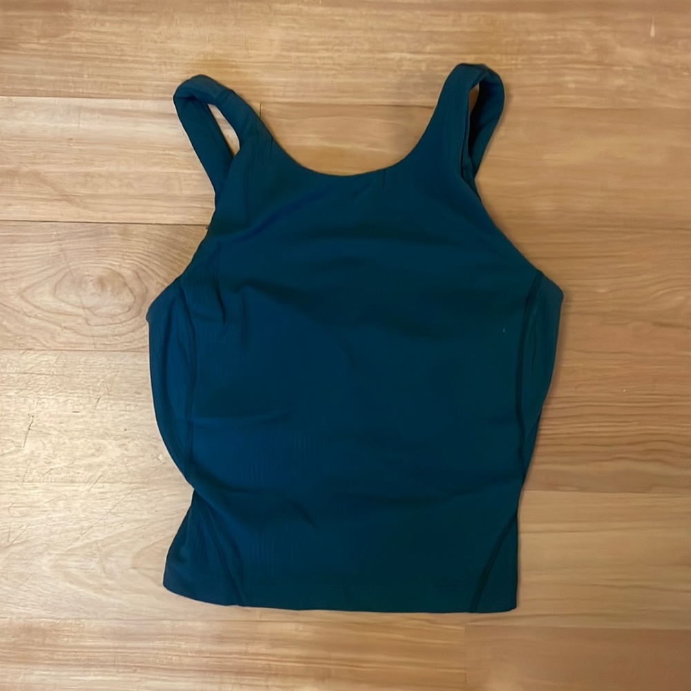 Lululemon high neck align tank ribbed sz 0